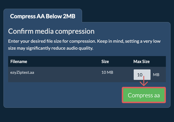 Convert to 2MB