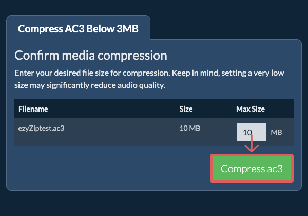 Convert to 3MB