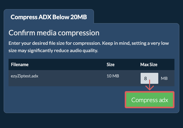 Convert to 20MB Convert to 20MB