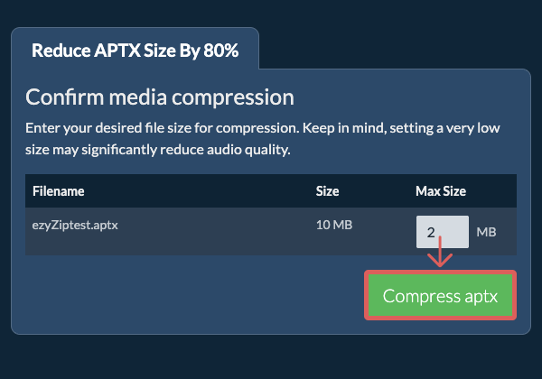 Convert to 80% Compress 80%