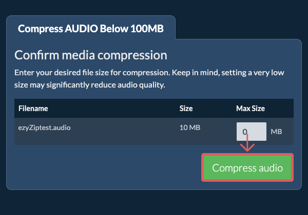 Convert to 100MB Convert to 100MB