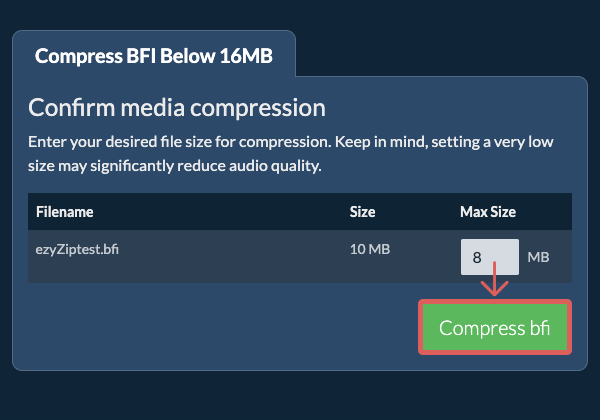 Convert to 16MB