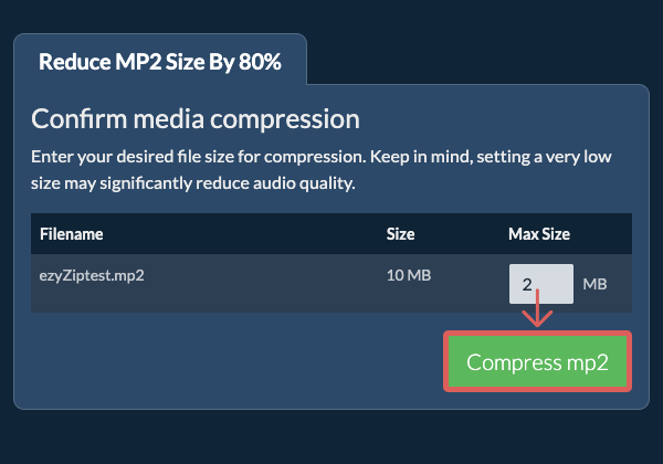 Convert to 80% Compress 80%