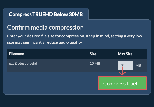 Convert to 30MB
