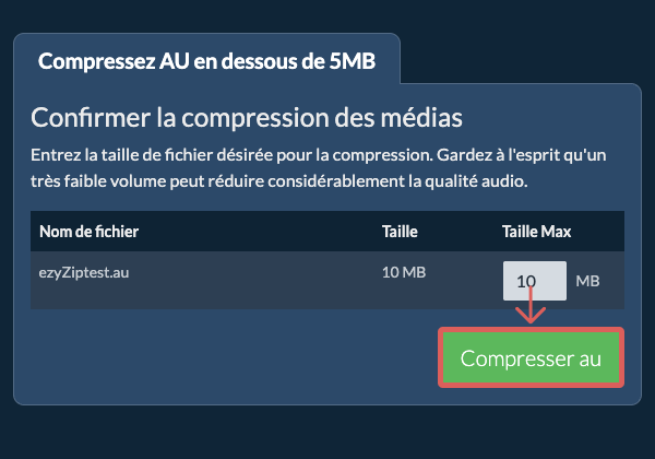 Convertir en 5MB