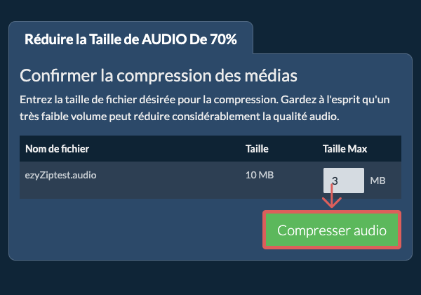 Compresser 70%
