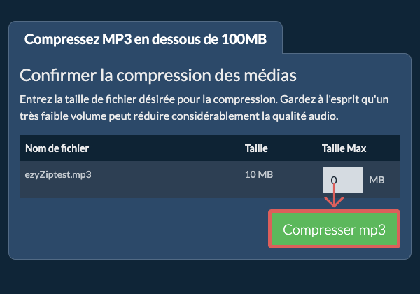 Convertir en 100MB Convertir en 100MB