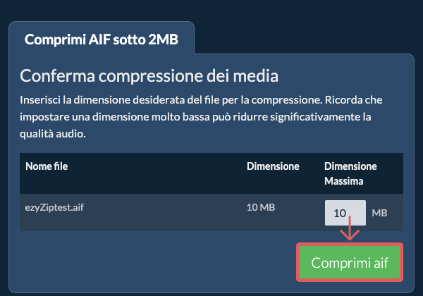 Converti in 2MB