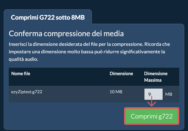 Converti in 8MB Converti in 8MB