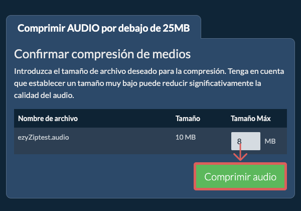 Convertir a 25MB Convertir a 25MB