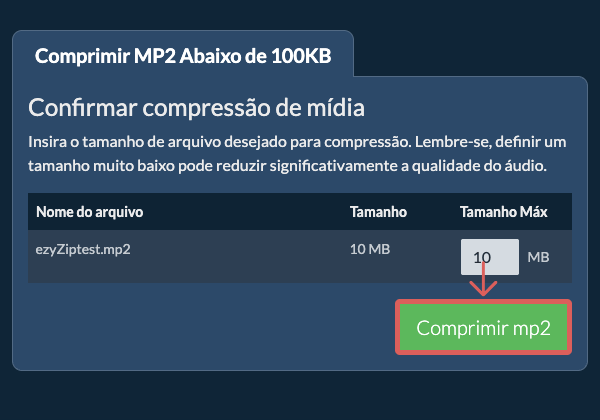 Converter em 100KB Converter em 100KB