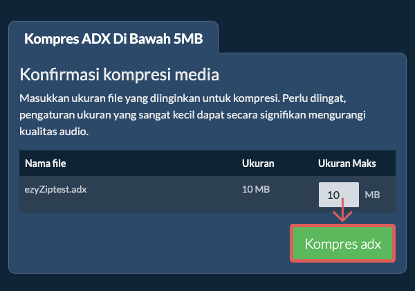Konversi ke 5MB Konversi ke 5MB
