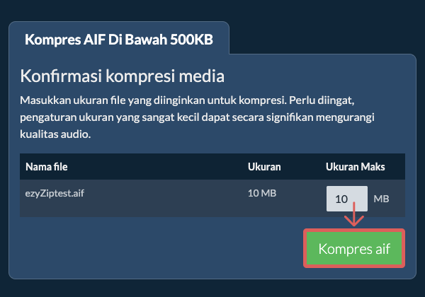Konversi ke 500KB Konversi ke 500KB