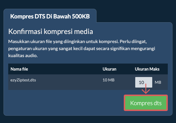 Konversi ke 500KB Konversi ke 500KB