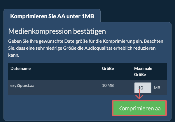In 1MB konvertieren In 1MB konvertieren