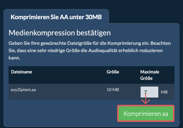 In 30MB konvertieren