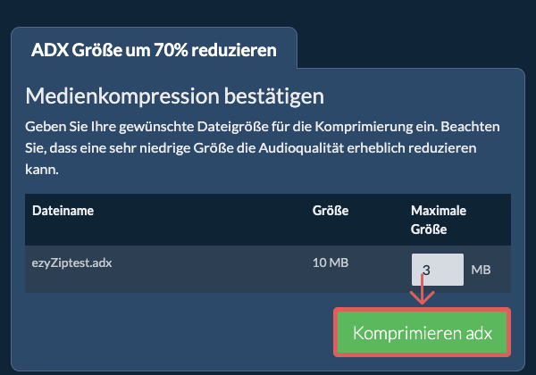 Komprimieren 70%