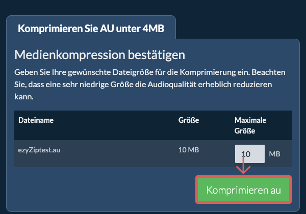 In 4MB konvertieren In 4MB konvertieren