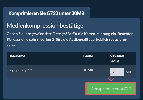 In 30MB konvertieren