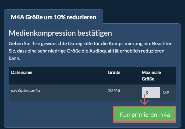 Komprimieren 10%