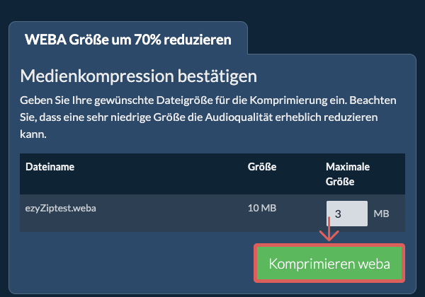 Komprimieren 70%