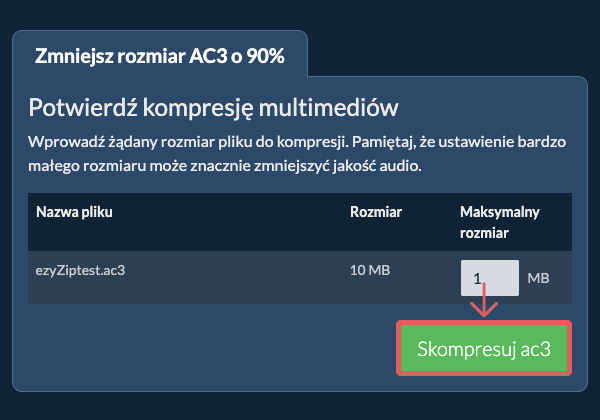 Skompresuj 90%