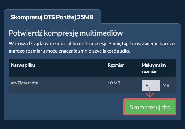 Konwertuj na 25MB Konwertuj na 25MB