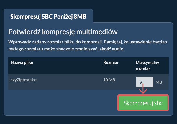 Konwertuj na 8MB Konwertuj na 8MB