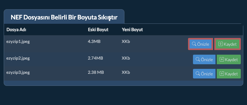 Kaydet