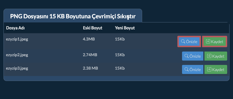 Kaydet