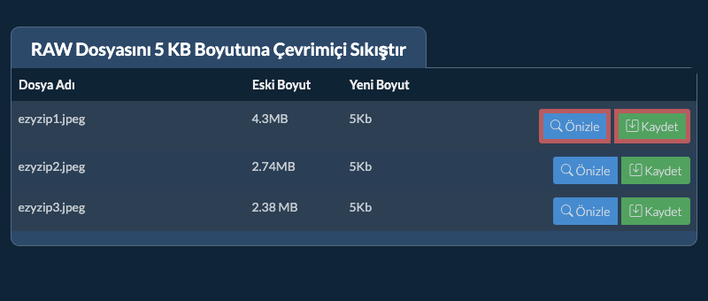 Kaydet