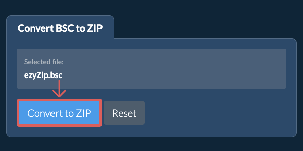 Start conversion to ZIP
