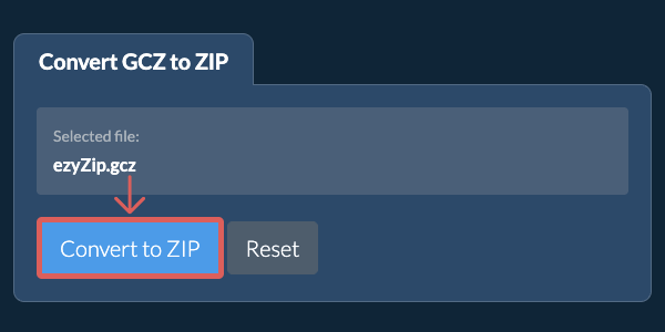 Start conversion to ZIP