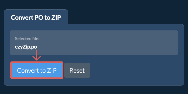 Start conversion to ZIP