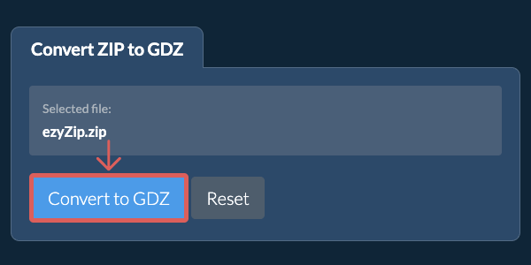 Convert to GDZ