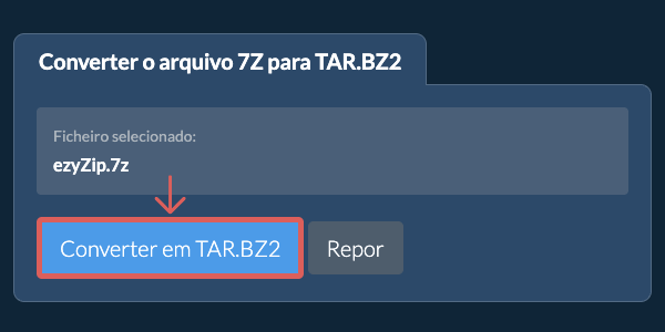Clique aqui para iniciar a conversão