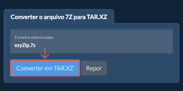 Clique aqui para iniciar a conversão