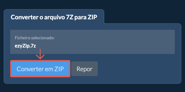 Clique aqui para iniciar a conversão
