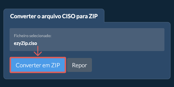 Clique aqui para iniciar a conversão