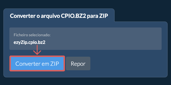 Clique aqui para iniciar a conversão