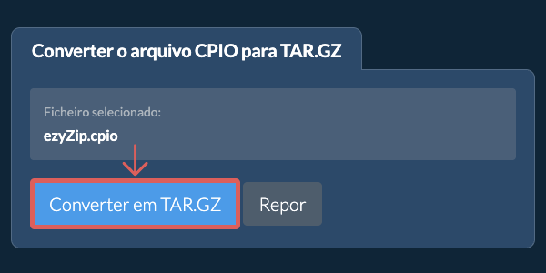 Clique aqui para iniciar a conversão