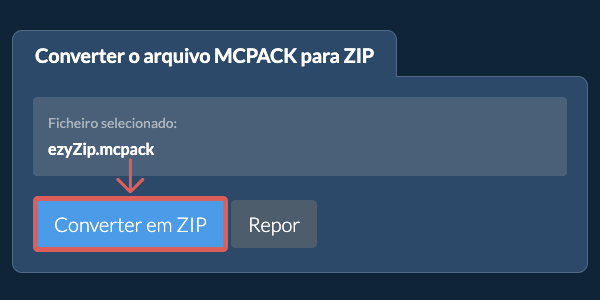 Clique aqui para iniciar a conversão