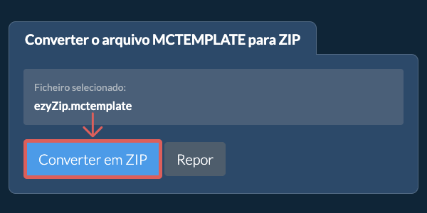 Clique aqui para iniciar a conversão