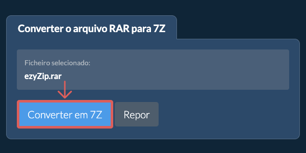 Clique aqui para iniciar a conversão