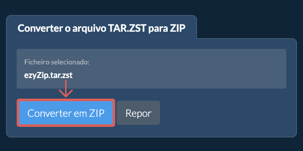 Clique aqui para iniciar a conversão
