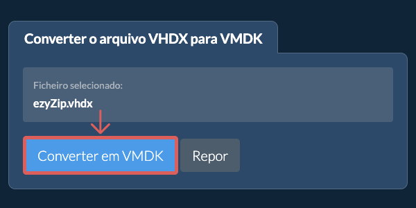 Clique aqui para iniciar a conversão