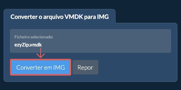 Clique aqui para iniciar a conversão