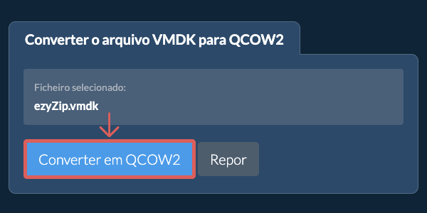 Clique aqui para iniciar a conversão