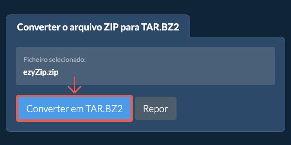 Clique aqui para iniciar a conversão