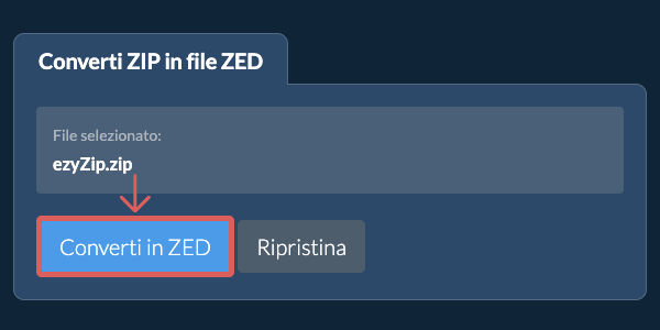 Converti in ZED